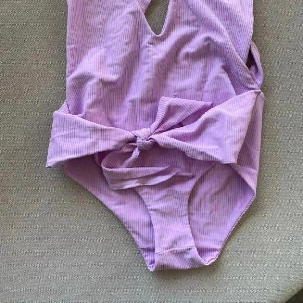 Free People Julliet One-Piece Swimsuit Purple Small